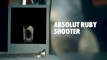 ABSOLUT RUBY SHOOTER DRINK RECIPE - HOW TO MIX
