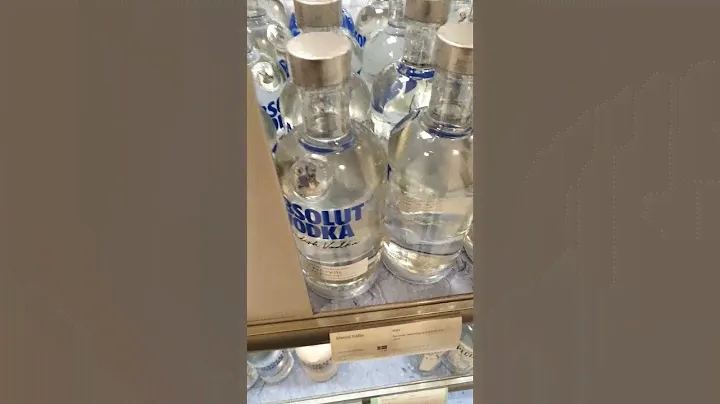 Водка Абсолют в Швеции цена