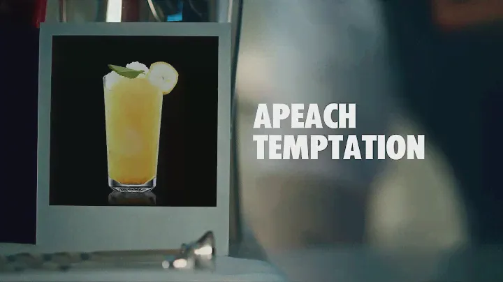 APEACH TEMPTATION DRINK RECIPE - HOW TO MIX