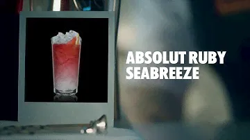 ABSOLUT RUBY SEABREEZE DRINK RECIPE - HOW TO MIX