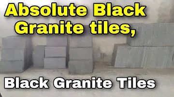Absolute Black Granite tiles, Z Black Granite, Khammam Black Granite Tiles,