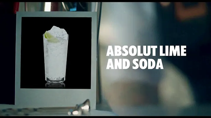 ABSOLUT LIME AND SODA DRINK RECIPE - HOW TO MIX