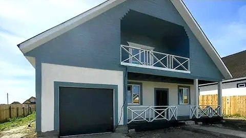 В продаже новый благоустроенный дом из газобетона с гаражом 180 кв.м. в д. Грановщина