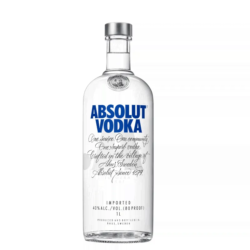 Водка "АБСОЛЮТ" 1л 40%-0